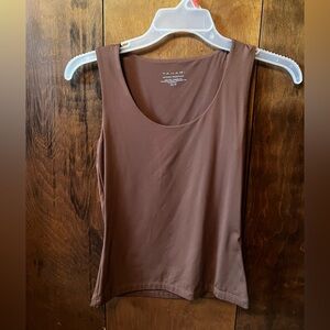 Tahari Chocolate Brown Tank Top